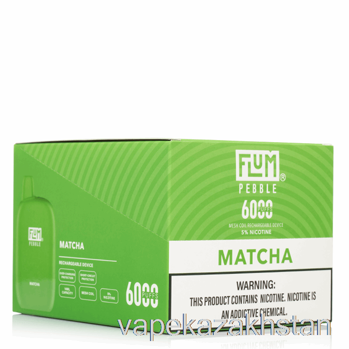 Vape Kazakhstan [10-Pack] Flum Pebble 6000 Disposable